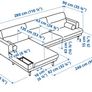 Sofa IKEA LANGARYD Lounge with Left chaise Image 9