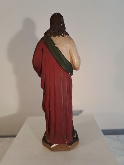 Vintage Heart of Jesus Statue