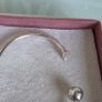Pandora moments moon/stars open bangle size 2 very good condition hallmarked Image 3