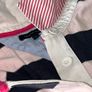 Tommy Hilfiger ladies long sleeve polo shirt top striped collar cotton Image 3