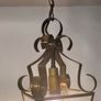 Vintage French style brass lantern ceiling light Image 3