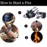 Paracord Survival Bracelet (2 Pack) | Flint Steel Fire Starter, Whistle, Compass, Hiking Accessories, Wild Camping Equipment Kit, Bushcraft, Emergency (FREE POSTAGE) Image 5