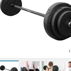 Hit Fitness Vinyl Studio Barbell Pump Set | 20kg