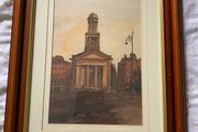 Edward Tomkus (1936) The Pepper  Canister Church Dublin Watercolour