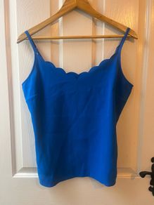 Ted Baker Scalloped Cami / Camisole / Vest Top - Size TB3 / Size 12