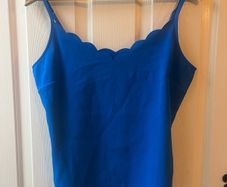 Ted Baker Scalloped Cami / Camisole / Vest Top - Size TB3 / Size 12
