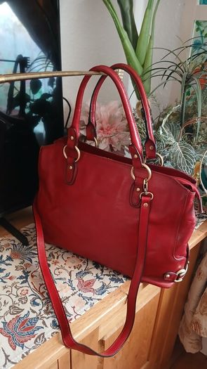 leather handbag