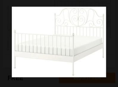 Ikea Leirvik Double Bed - frame only