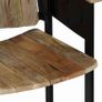 2-Seater Bench Solid Mango Wood and Steel Image 8