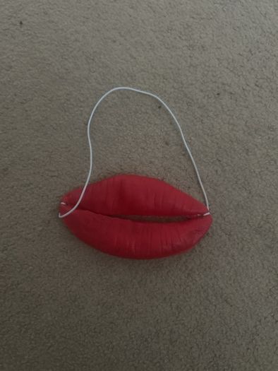 Big red lips