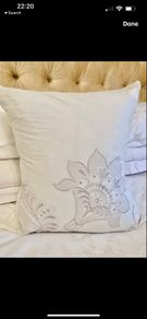 Kylie Minogue Audrey Silver/White Cushion