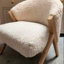 Ex Display Boucle Armchair Image 4