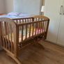 Wooden Newborn Swinging Cradle/Bedside Baby Crib Image 3