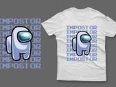 Light blue imposter among us t-shirt impostor t-shirt