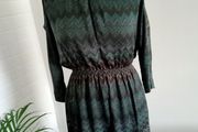 Zara Boho green dress, brand new. size S 8-10