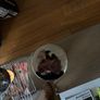 Mid Century Polished Chrome Mushroom Side Table Image 4
