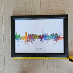 Framed print of Dublin landscape