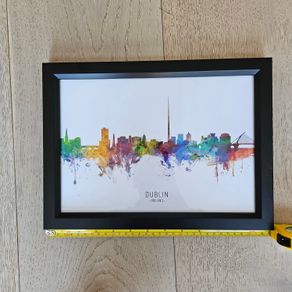 Framed print of Dublin landscape