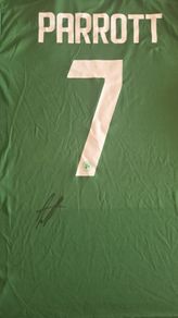 Troy Parrott signed Ireland jersey