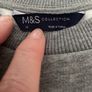 Ladies grey sweatshirt size 12 Image 2