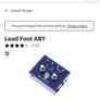 Lead Foot Switcher Image 4
