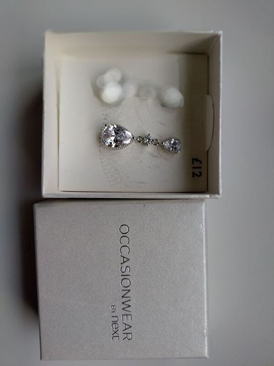 Wedding necklace and earrings
