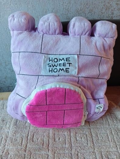 Vintage happy nappers reversible cushion