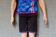 Football Ken Barbie Mattel Blue No 10 2016 Footballer Career soccer boots
