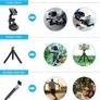 Action Camera Accessories Kit 60-In-1 for GoPro Hero 12 11 10 9 8 7 6 5 Session 4 3+ 3 2 1 Black Silver SJ4000 / SJ5000 / SJ6000 DJI OSMO Action DBPOWER AKASO Xiaomi Yi APEMAN Image 4