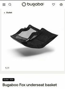 Bugaboo under seat shopping basket