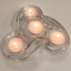 Killarney Crystal "Calypso" Tealight candle holder