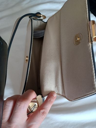 New Gold Metallic Shoulder Bag