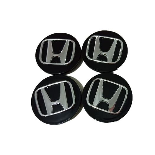 4pcs 56 60 65 68mm Silver Black H Civic Accord CRV logo Auto Car Wheel Center Caps Rim cap Alloy Wheel Dust-proof covers Hub Cap Badge emblem logo