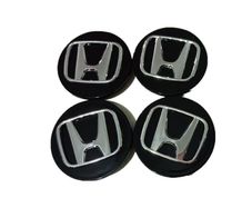4pcs 56 60 65 68mm Silver Black H Civic Accord CRV logo Auto Car Wheel Center Caps Rim cap Alloy Wheel Dust-proof covers Hub Cap Badge emblem logo