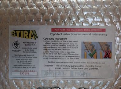Official Stira Stairs 455euro New without install