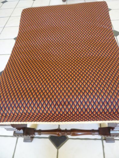 Edwardian William And Mary mahogany Stool. Genuine Antique Edwardian. Excellent condition. Solid & weighty.