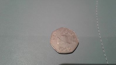 1969 guernesey ducal cap duke of normandy coin