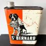 Vintage St.Bernard Antigel Oil Tin Image 2