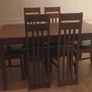Dining room table and 6 chairs Image 4