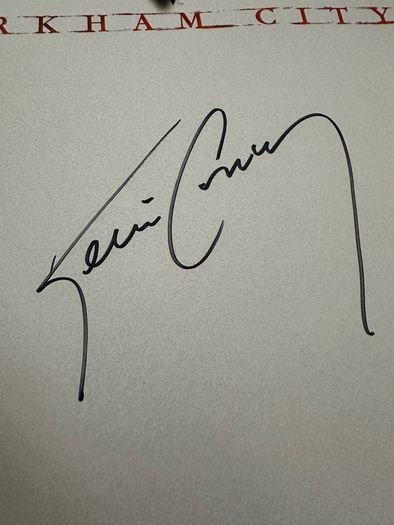 Kevin Conroy Signed Batman Arkham City Poster