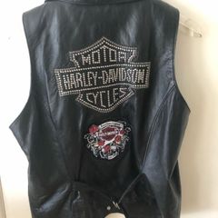 Harley Davidson Leather Waistcoat