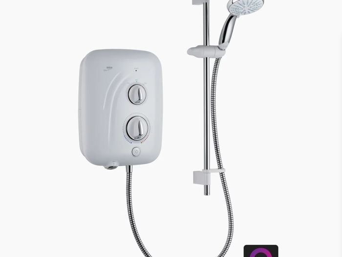 New Mira Elite Se White/chrome 9.8kw Silent Pumped Electric Shower