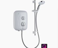 New Mira Elite Se White/chrome 9.8kw Silent Pumped Electric Shower