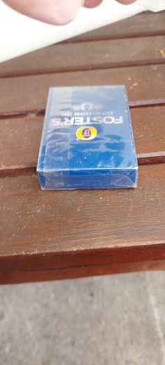 fosters playing cards ,unopened, new ,sold as is ,,buyer collects or pays postage thank you