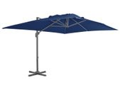 Cantilever Umbrella with Aluminium Pole 4x3 m Azure Blue