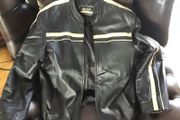 Heeli mens genuine leather jacket