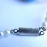 Vintage Hand Painted Bead Necklace or Bracelet length 19" Image 6