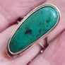 Vintage silver 925  ring with Eilat stone. Image 4