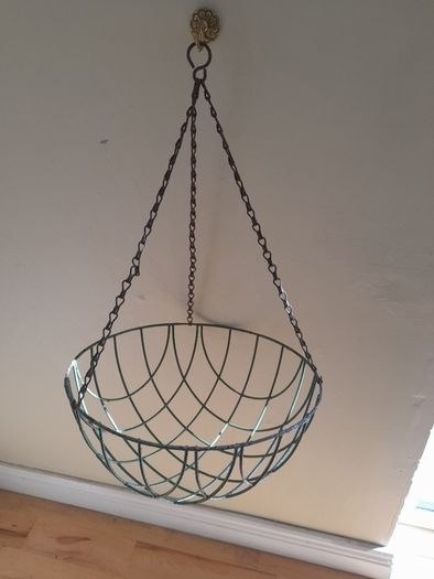 Flower hanging basket.