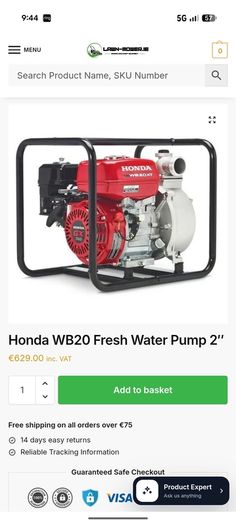 Honda water pump